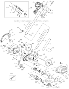 Part Location Diagram of 243801-00 DeWALT Edger Blade
